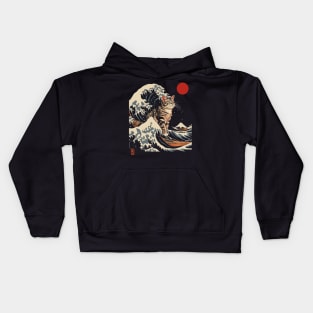 Catzilla Cat Tiny Terror Reigns Supreme Kids Hoodie